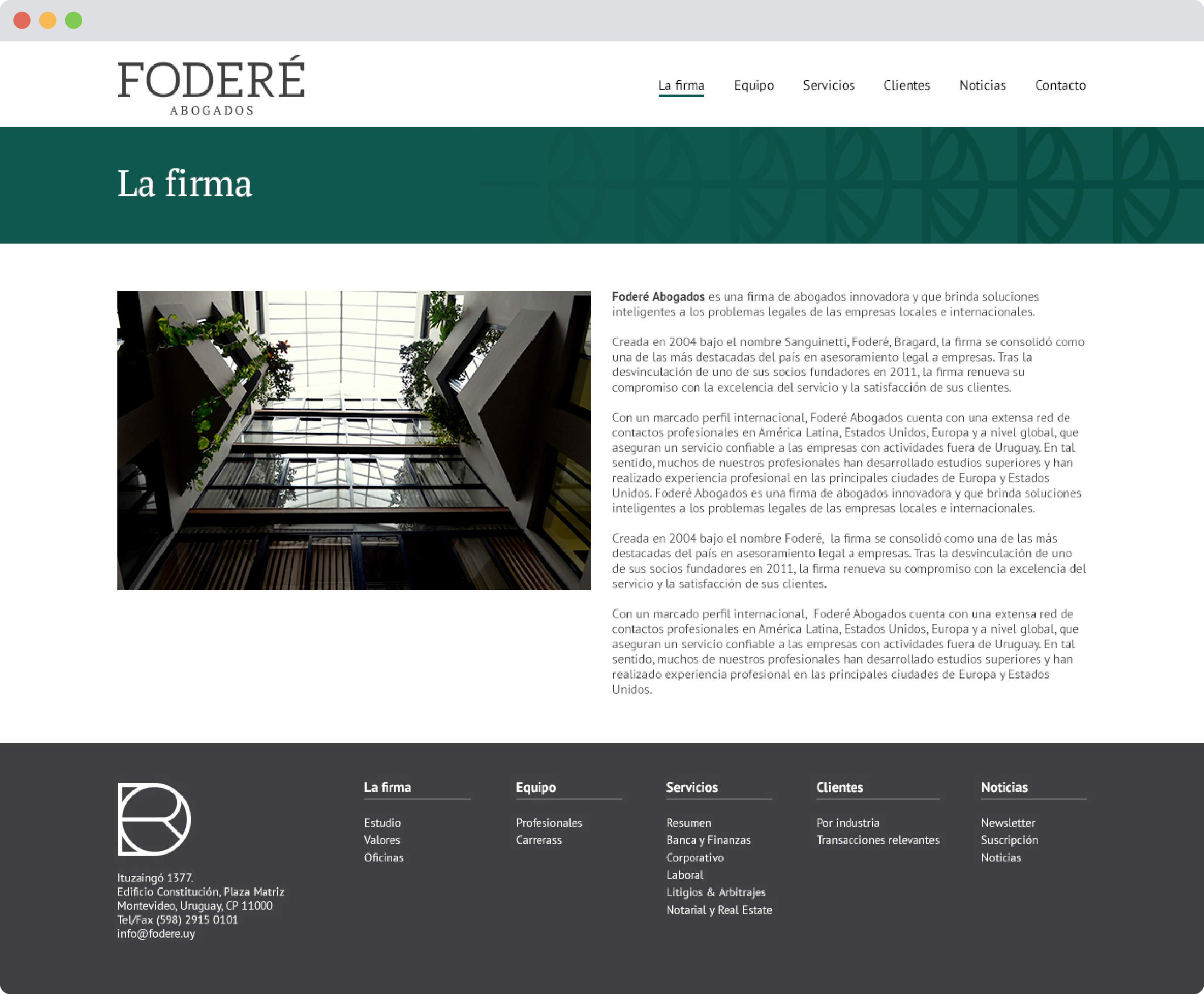 Foderé Abogados / GRMN Studio